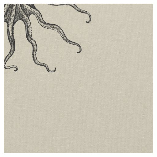 Octopus Fabric, Sandy Fabric