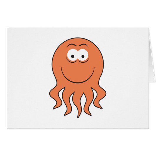 Octopus Face Cards (Front Horizontal)