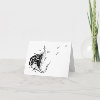 Octopus Farewell Card