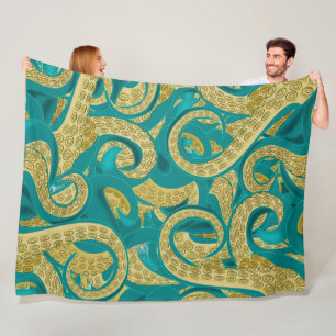 Octopus Fleece Blanket
