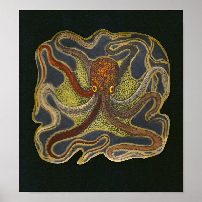 Octopus Friend Poster (Front)