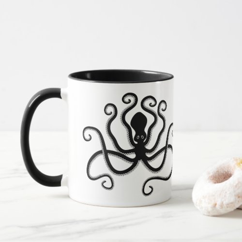 Octopus from Minoan Pottery with funny text Mug