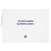 Octopus' Garden Card (Back Horizontal)