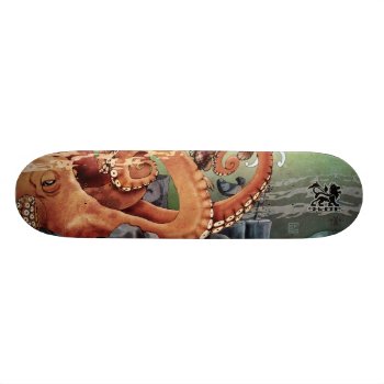 Octopus Garden Skateboard by skidoneart at Zazzle