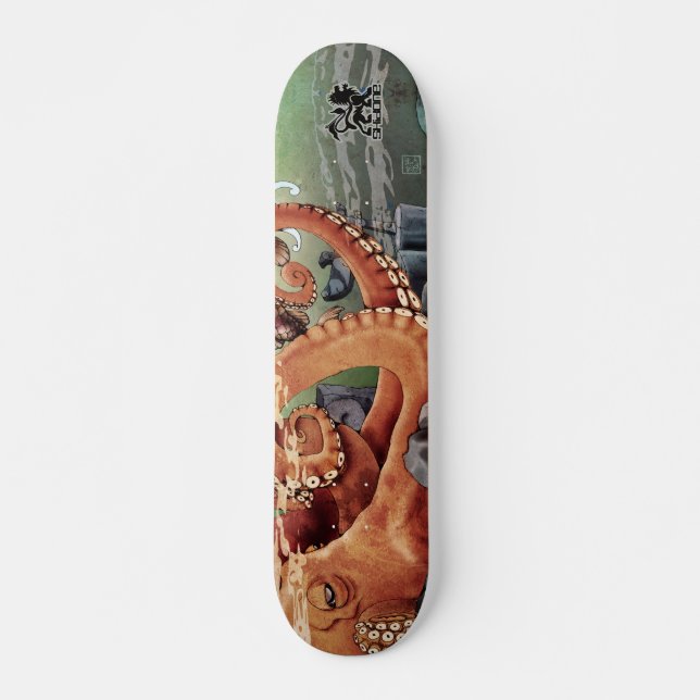 Octopus Garden Skateboard Deck (Front)