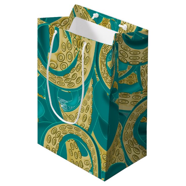 Octopus Gift Bag Pattern (Front Angled)
