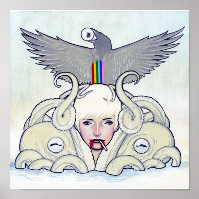 Octopus Girl Print (Front)