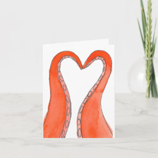 Octopus Heart Card