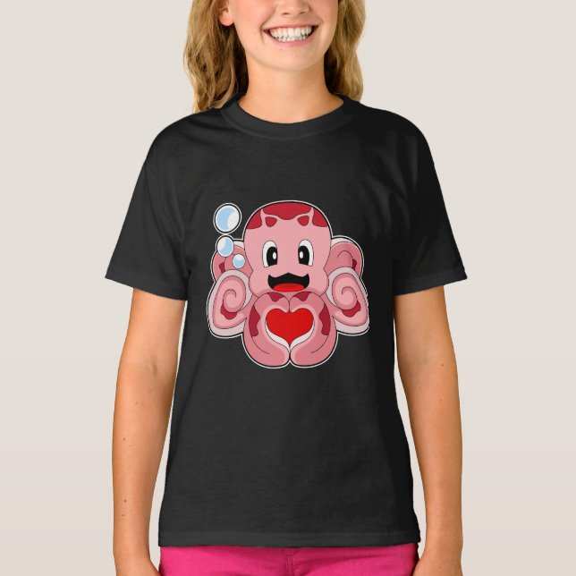 Octopus Heart T-Shirt (Front)