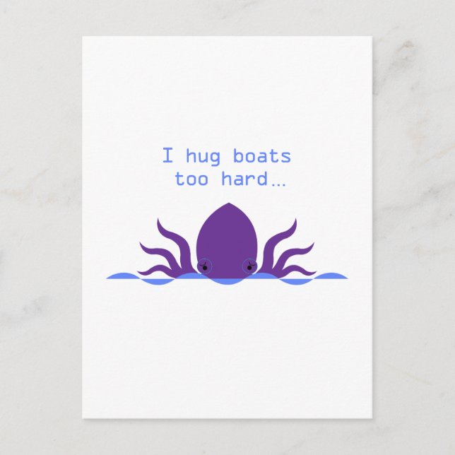 Octopus Holiday Postcard (Front)