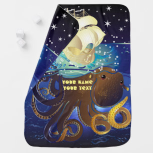 Octopus Huge and Caravella Baby Blanket