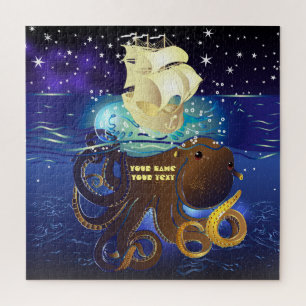 Octopus Huge and Caravella Jigsaw Puzzle