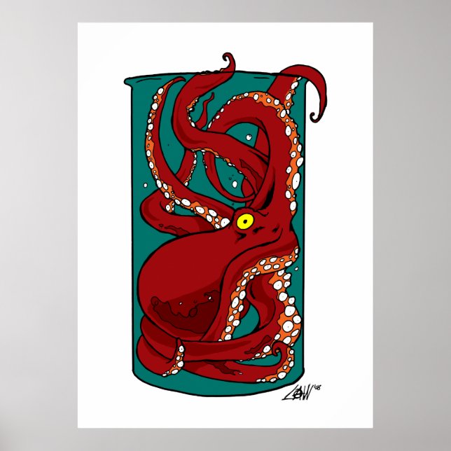 Octopus In a Jar Poster (Front)