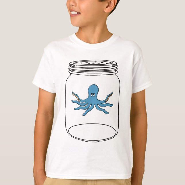 Octopus in a Jar T-Shirt (Front)