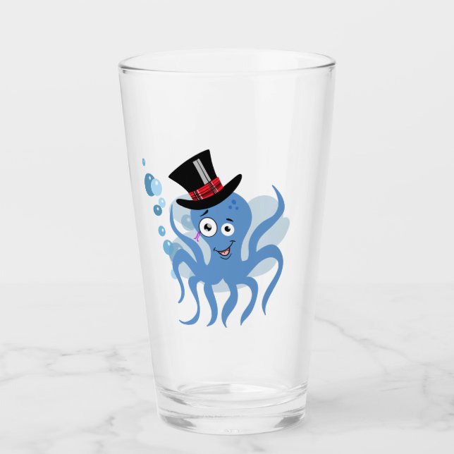 Octopus in a Top Hat and Monocle Glass (Front)
