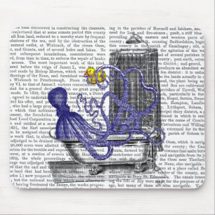 Octopus in Bath 2 Mouse Pad