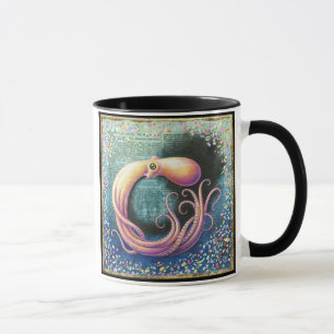 Octopus in Ocean Mug, Obfuscation Mug