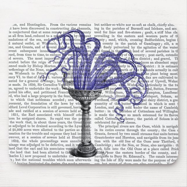 Octopus in Sink Mouse Pad (Front)