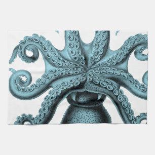 Octopus in Teal Towel