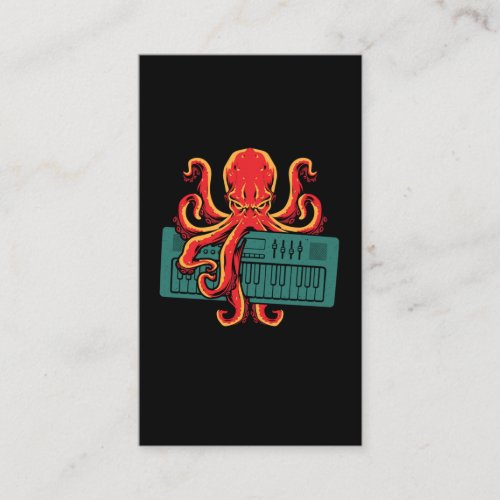 Octopus Japanese Analog Synth Keyboard Synthesizer Business Card