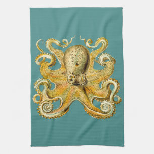 octopus kitchen towel