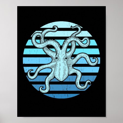 Octopus Kraken Ocean Poster