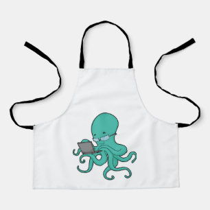 Octopus Laptop Apron