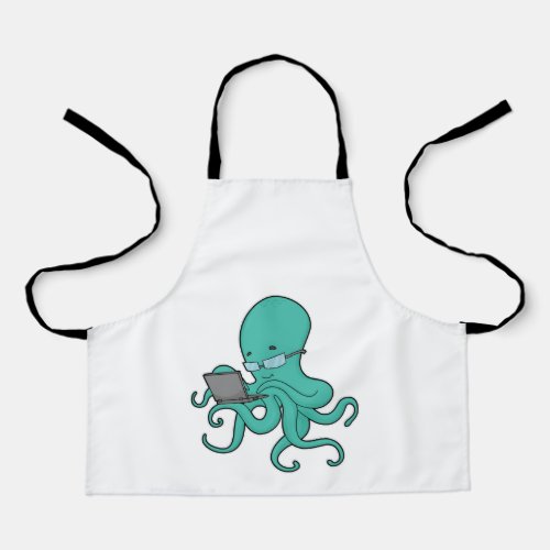 Octopus Laptop Apron