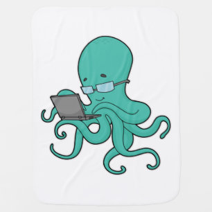 Octopus Laptop Baby Blanket