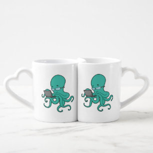 Octopus Laptop Coffee Mug Set