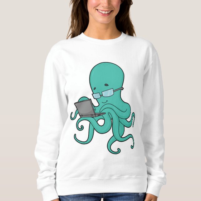Octopus Laptop Sweatshirt (Front)