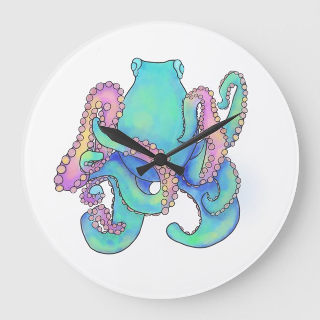 Octopus Large Clock (Front)