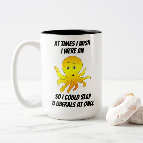 Octopus Liberal Coffee Mug