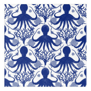 Octopus (light background) acrylic print