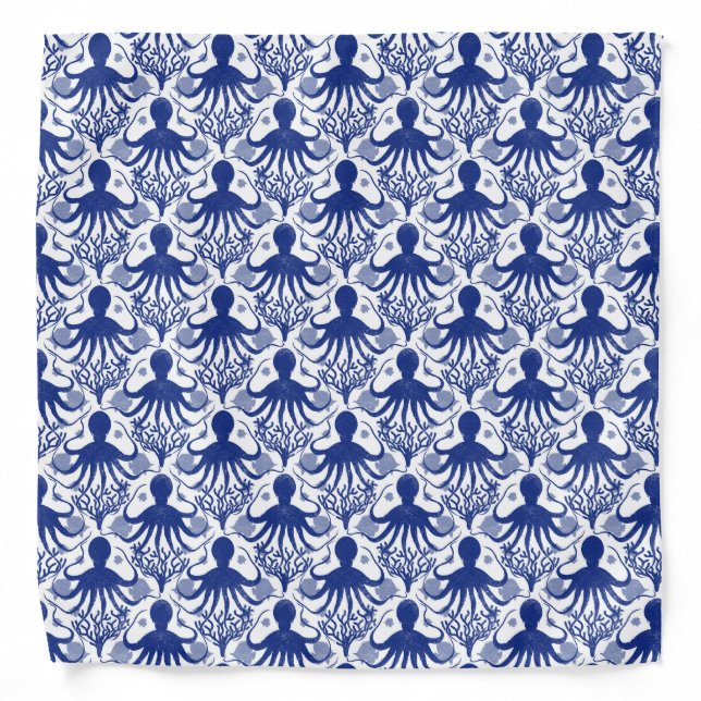 Octopus (light background) bandana (Front)