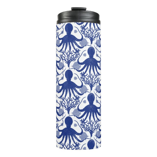 Octopus (light background) thermal tumbler (Front)