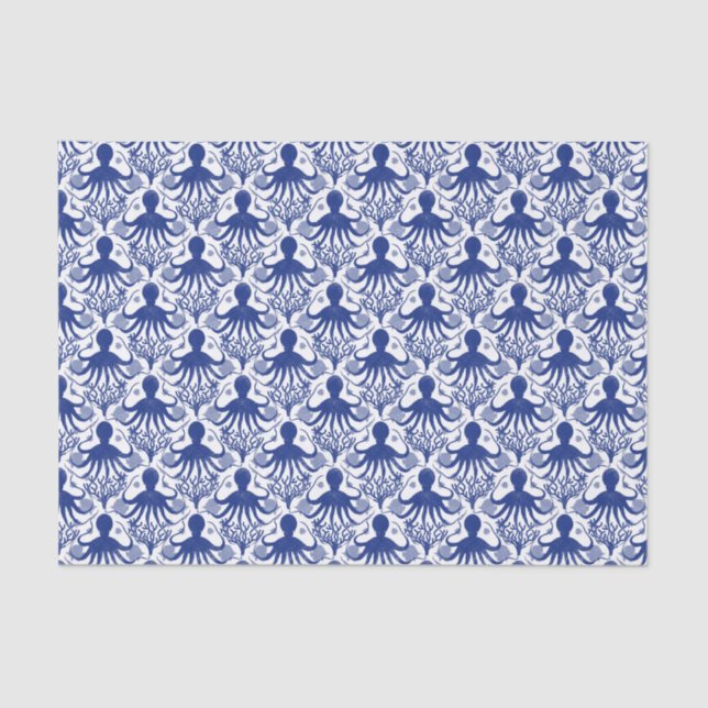 Octopus (light background) tissue paper (Front)