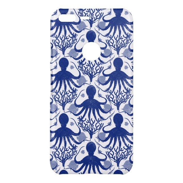 Octopus (light background) uncommon google pixel XL case (Back)