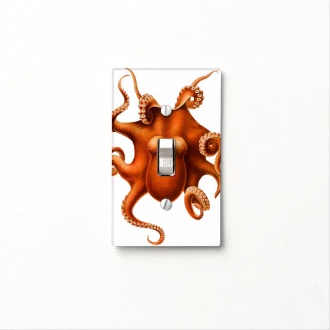 Octopus Light Switch Cover | Zazzle