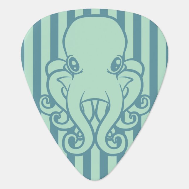 Octopus Logo Guitar Pick (Front)