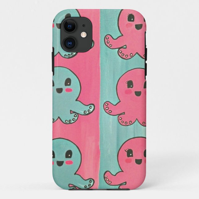 octopus love iPhone case (Back)