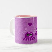 Octopus Love mug - choose style & color (Front Left)