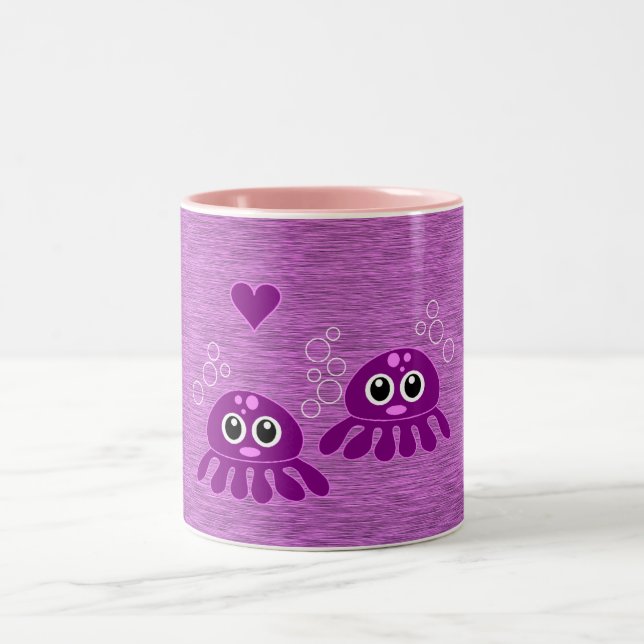 Octopus Love mug - choose style & color (Center)