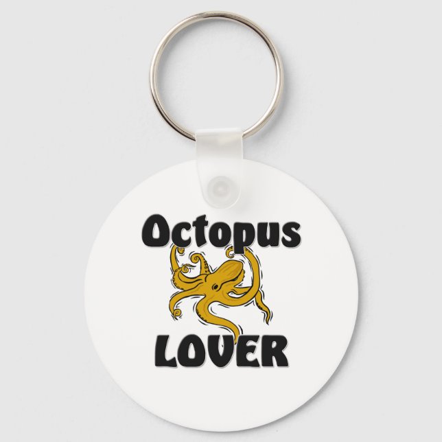 Octopus Lover Keychain (Front)