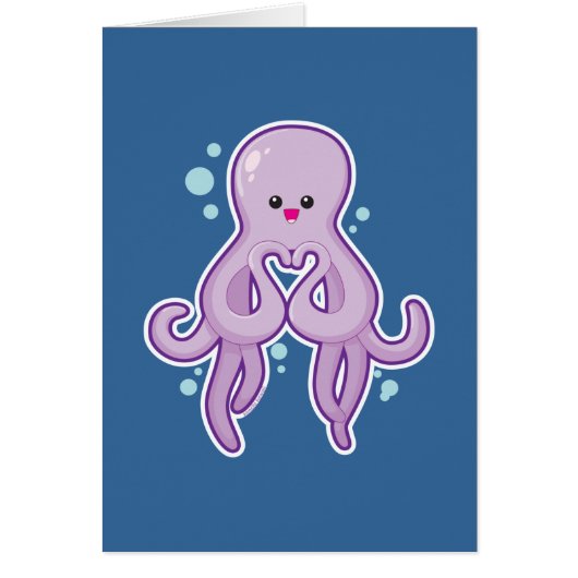 Octopus Loves You Cards (Front)