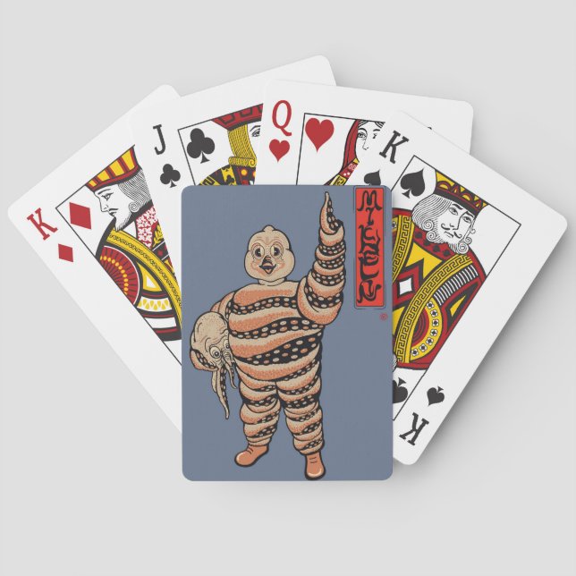 Octopus Michelin American playing card (Back)