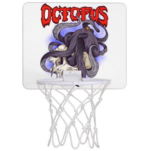 octopus mini basketball hoop