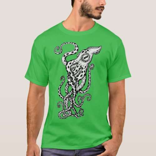 Octopus modern art T_Shirt