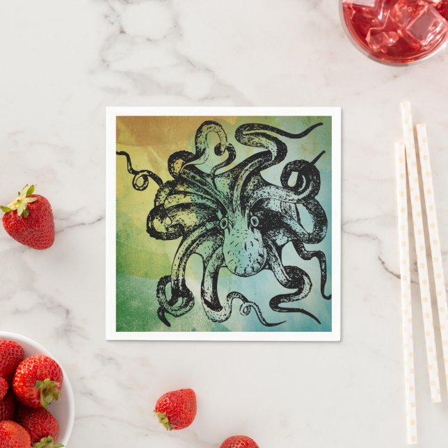 Octopus  napkins (Insitu)