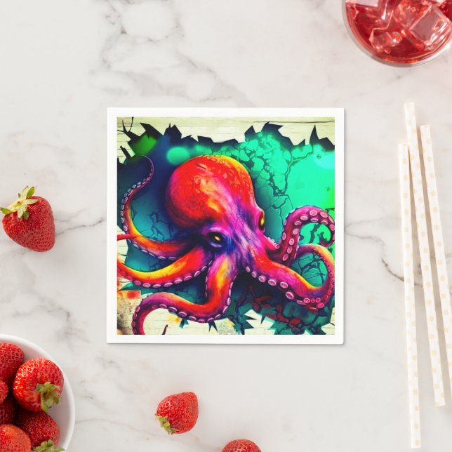 Octopus  napkins (Insitu)